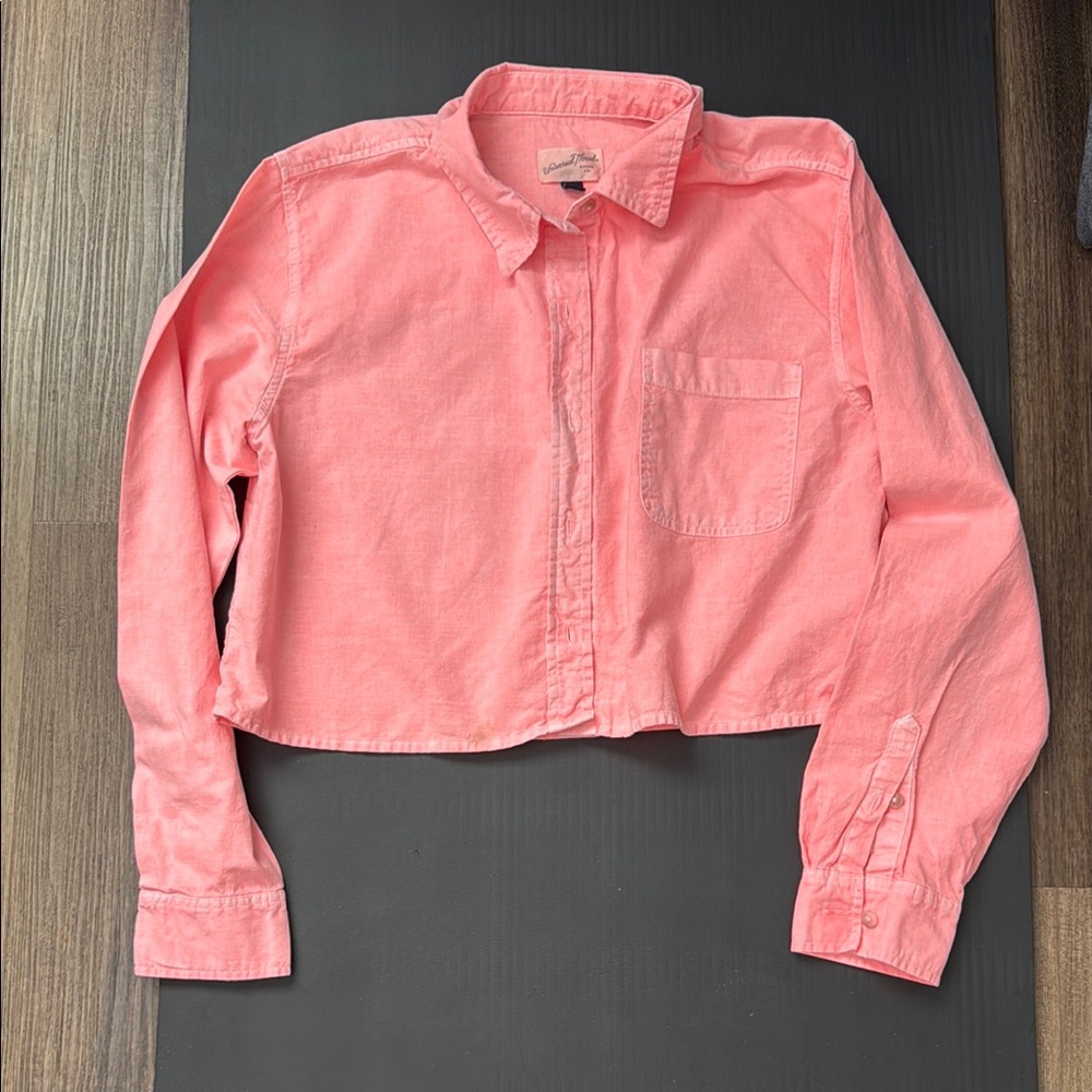Universal Thread Coral Button-Up Shirt